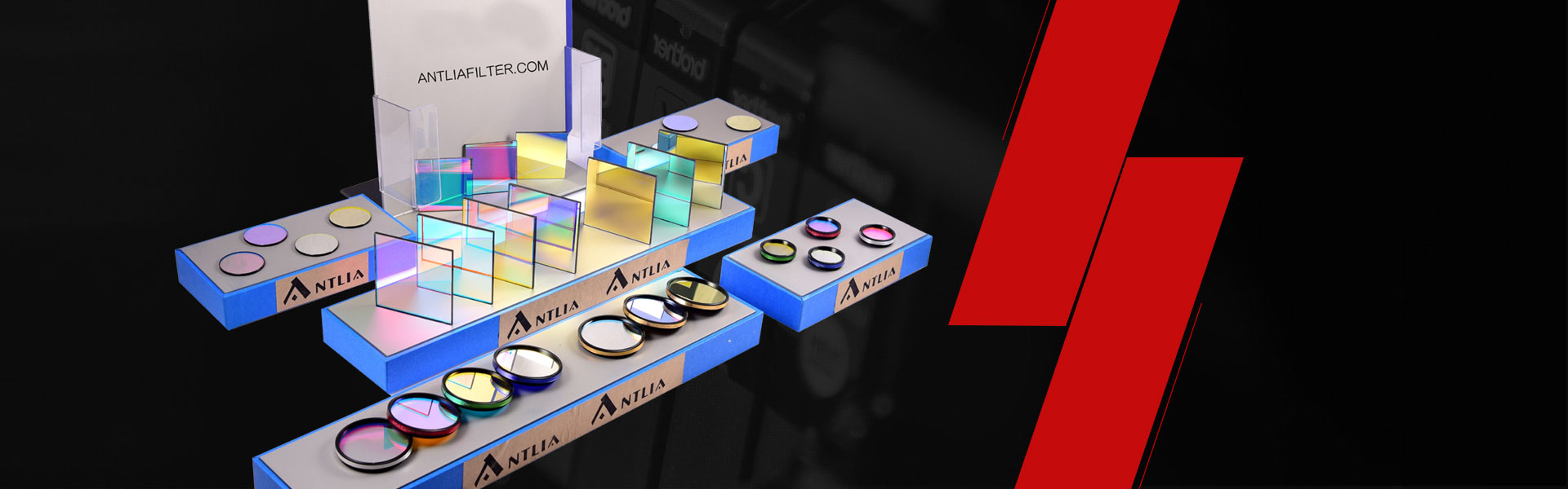 Antlia LRGB-V Pro series filters - 36mm Unmounted - ANTLIA